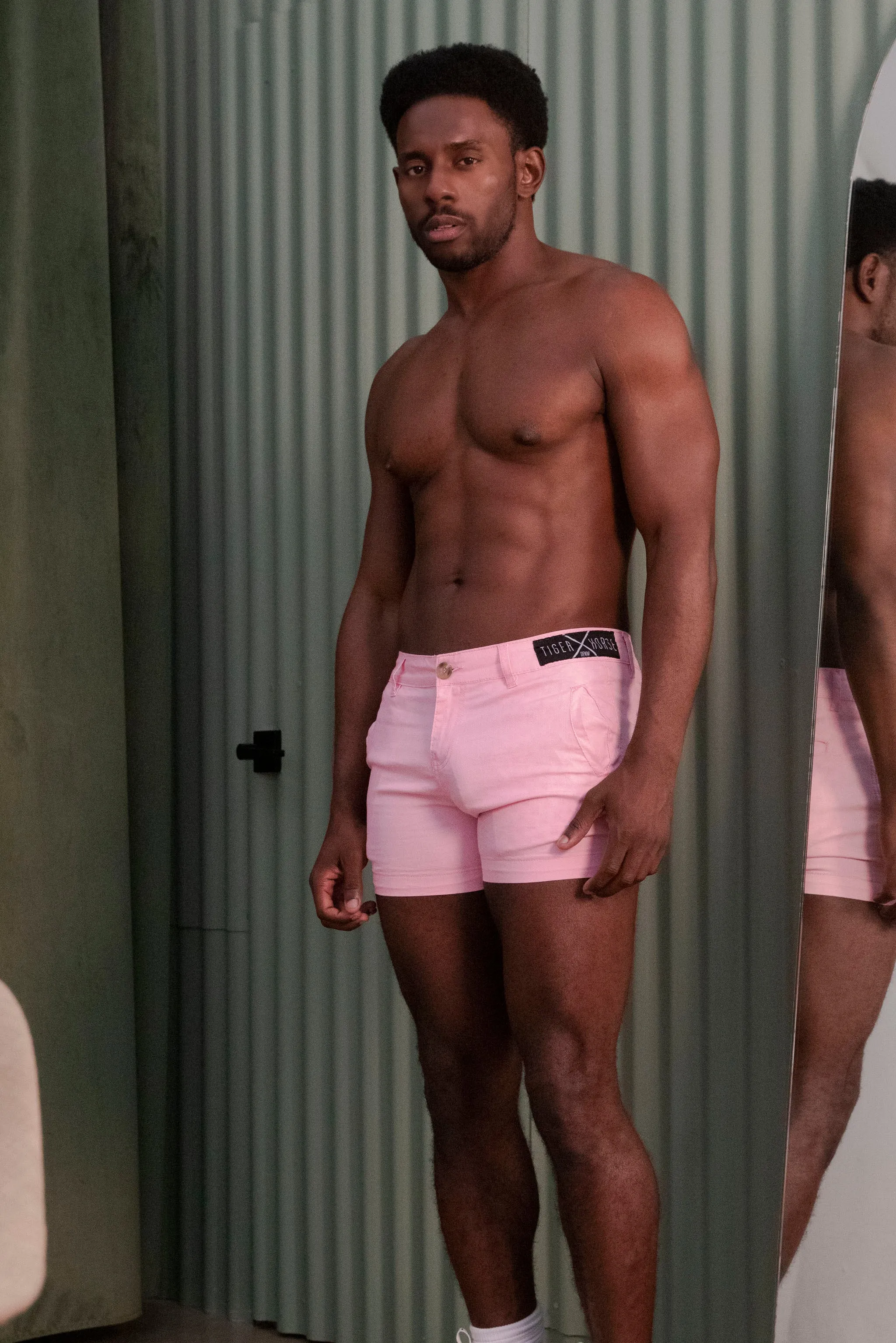 FINN Pink textured Short