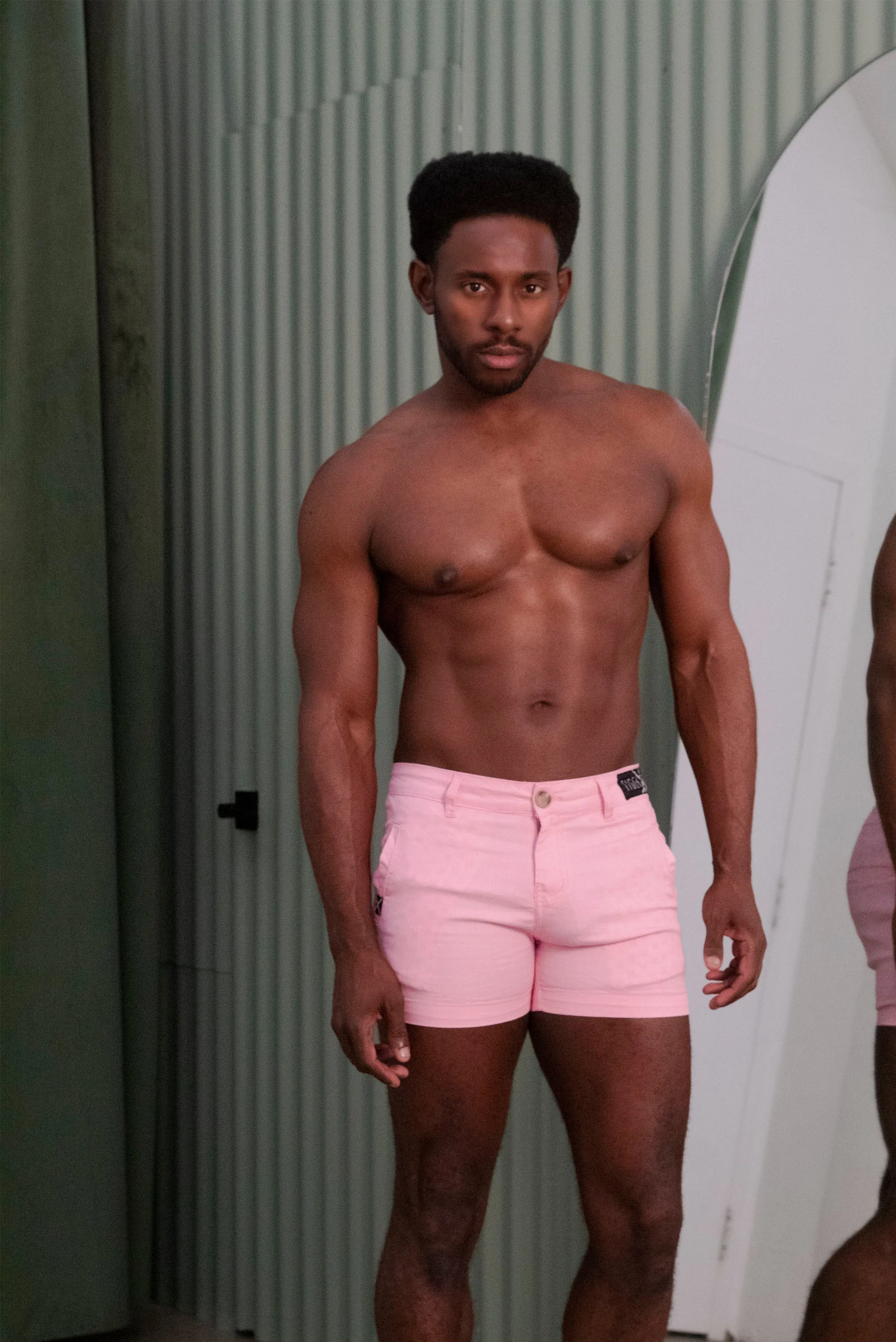 FINN Pink textured Short