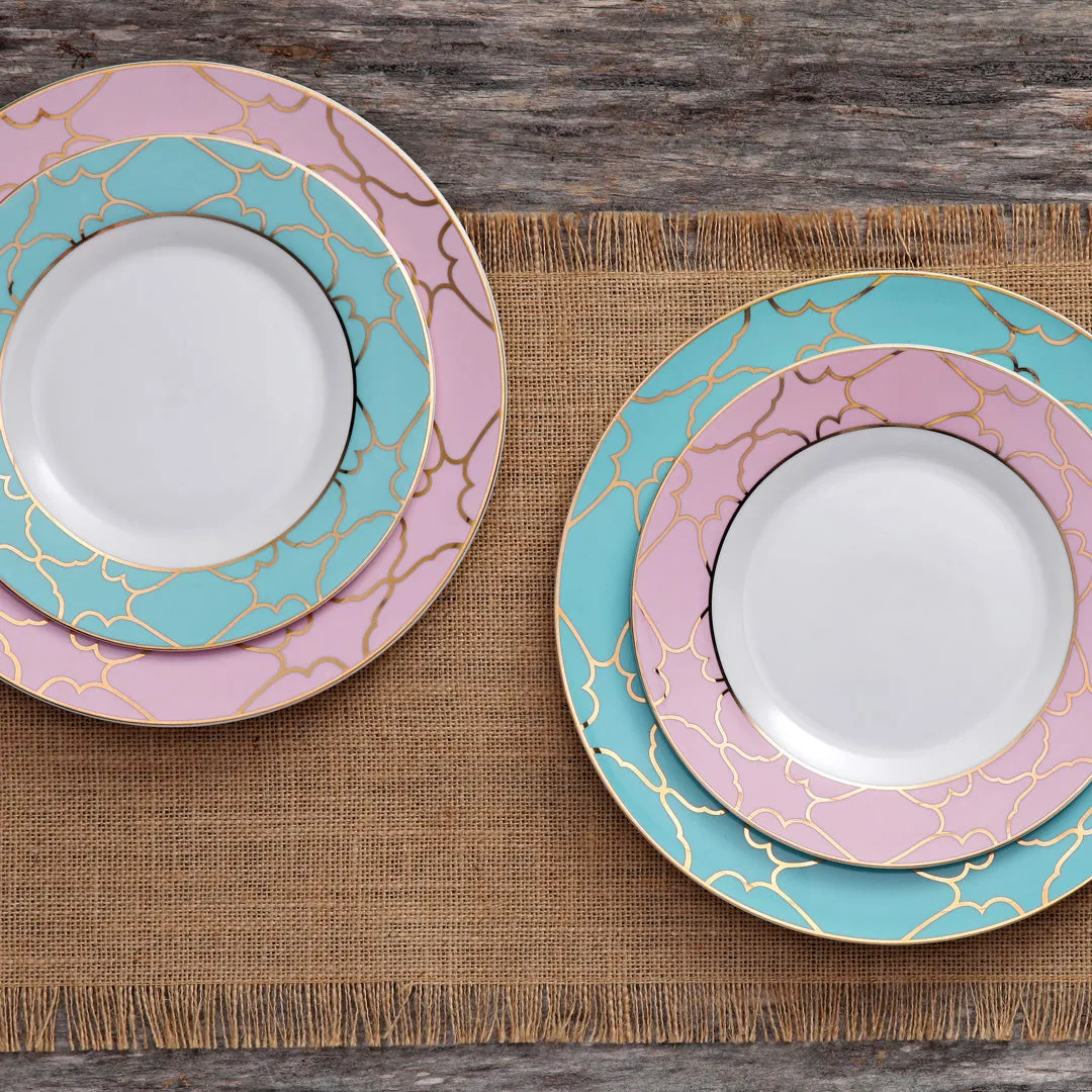 Firenze Pink Salad or Dessert Plate