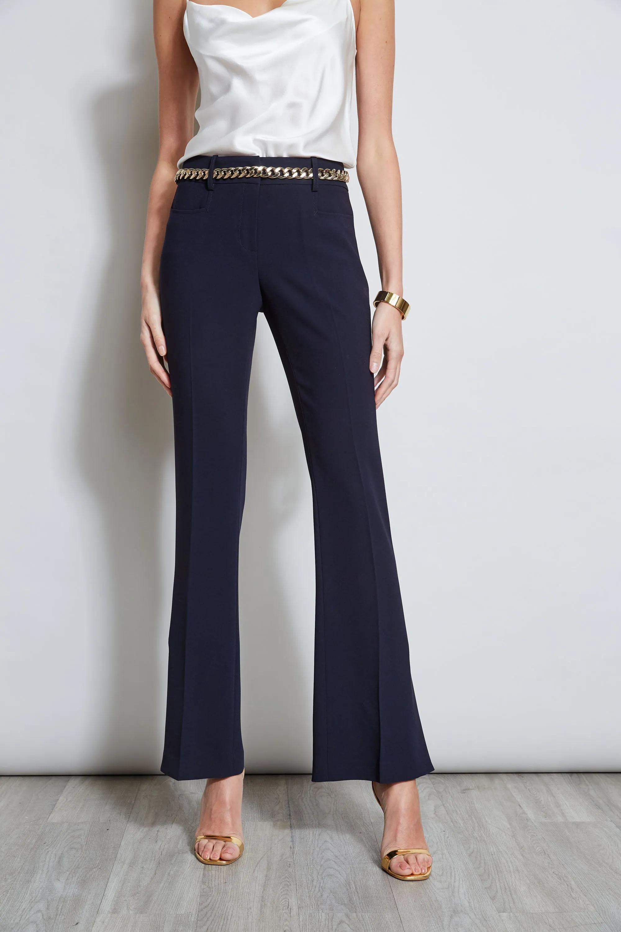 Fit & Flare Slit Pant