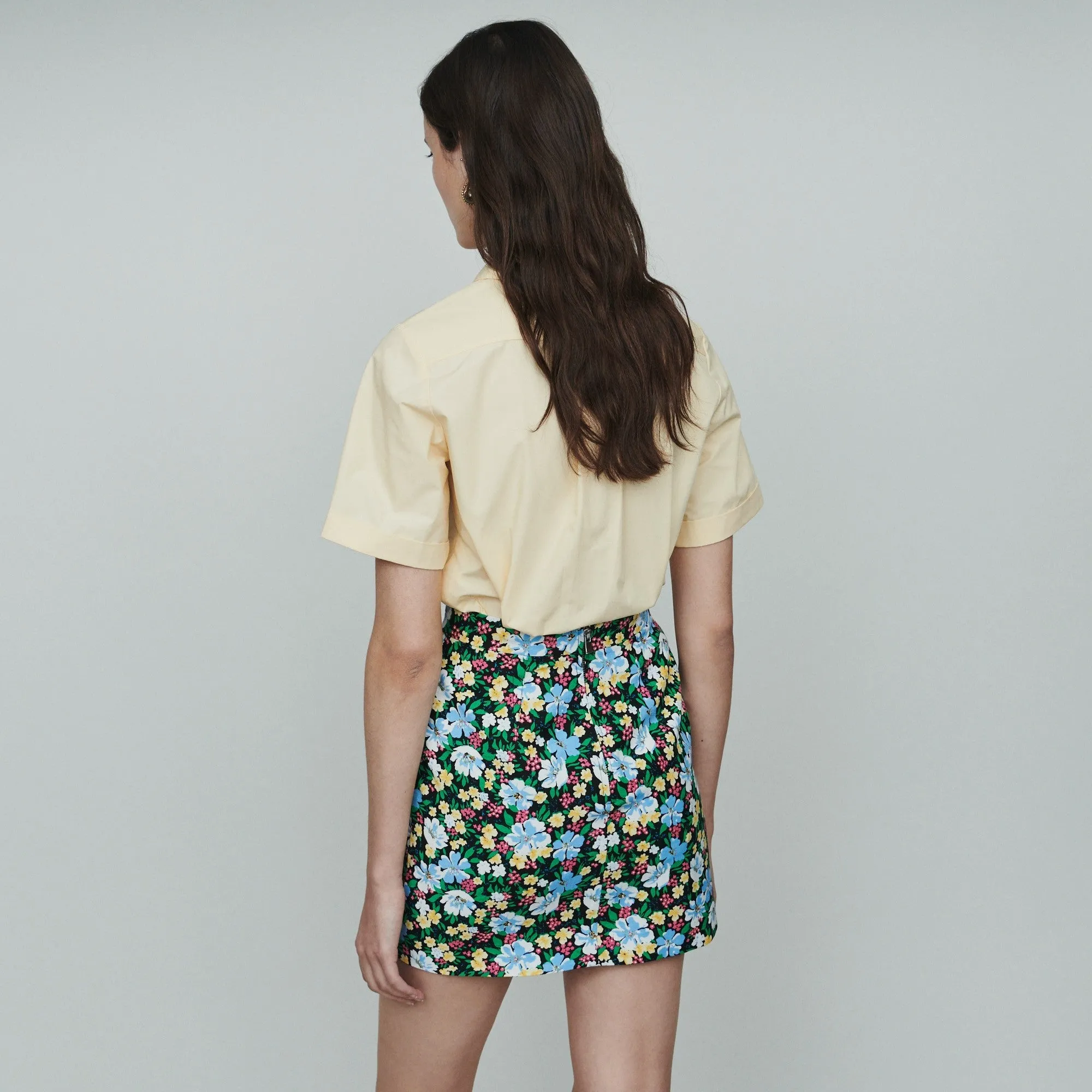 Fleurs Ete Print Skirt - Printed