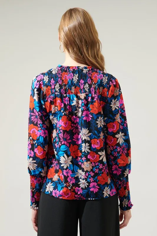 Floral Ulysses Blouse