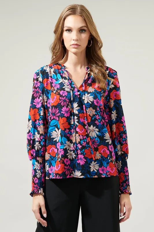 Floral Ulysses Blouse