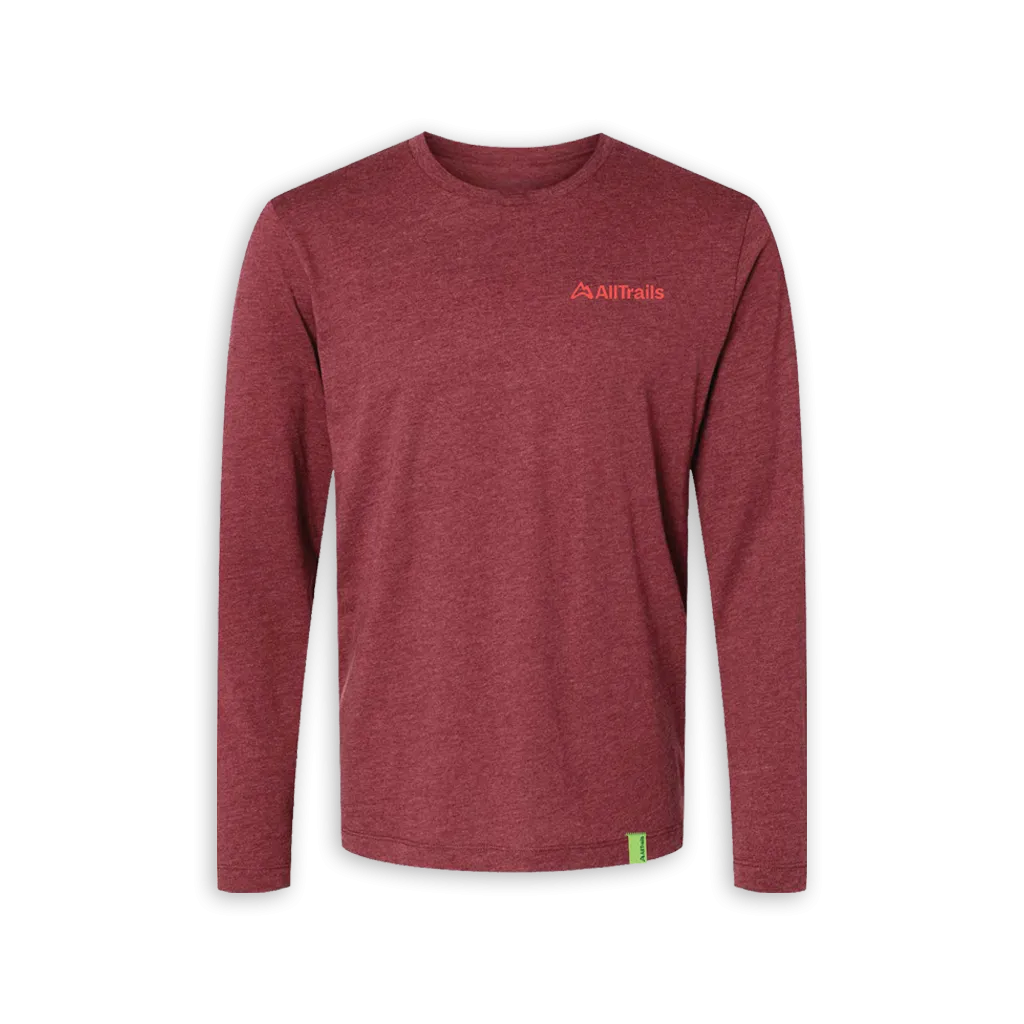 Foliage Long Sleeve Tee - Heather Red Rock