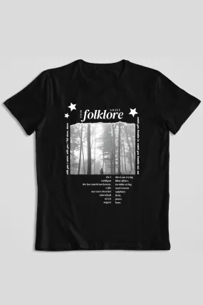 FOLKLORE Taylor Swift Graphic Printed T-shirt