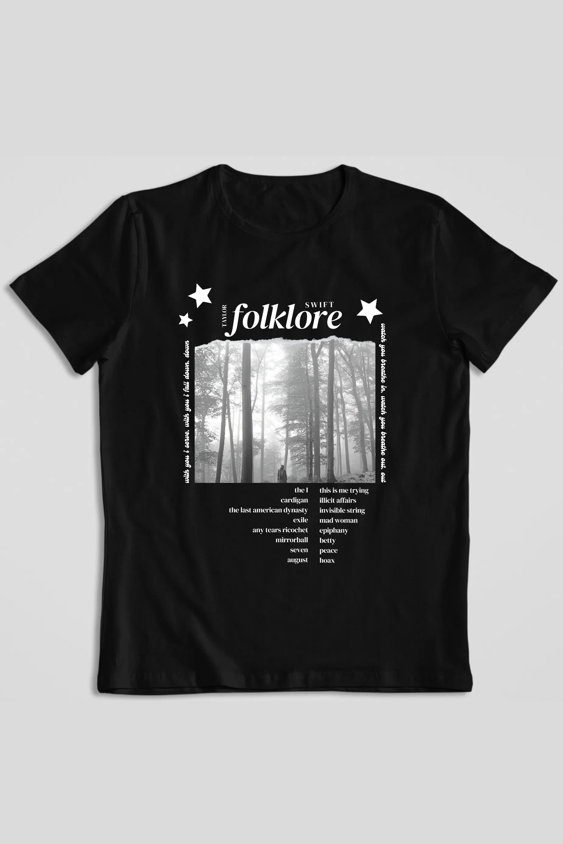 FOLKLORE Taylor Swift Graphic Printed T-shirt