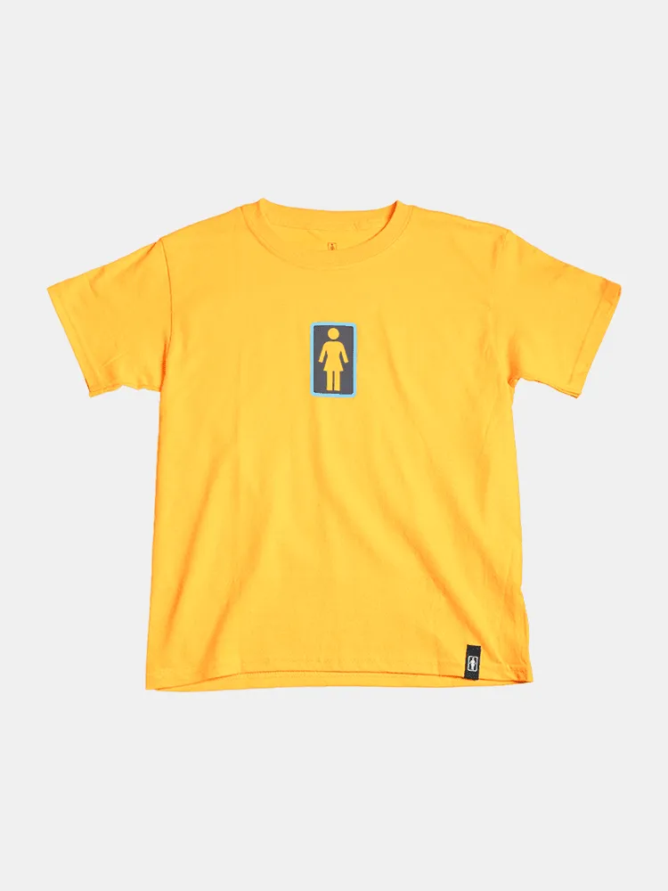 Girl Classic OG Youth Tee - Gold