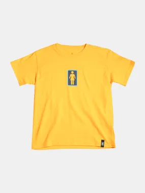 Girl Classic OG Youth Tee - Gold