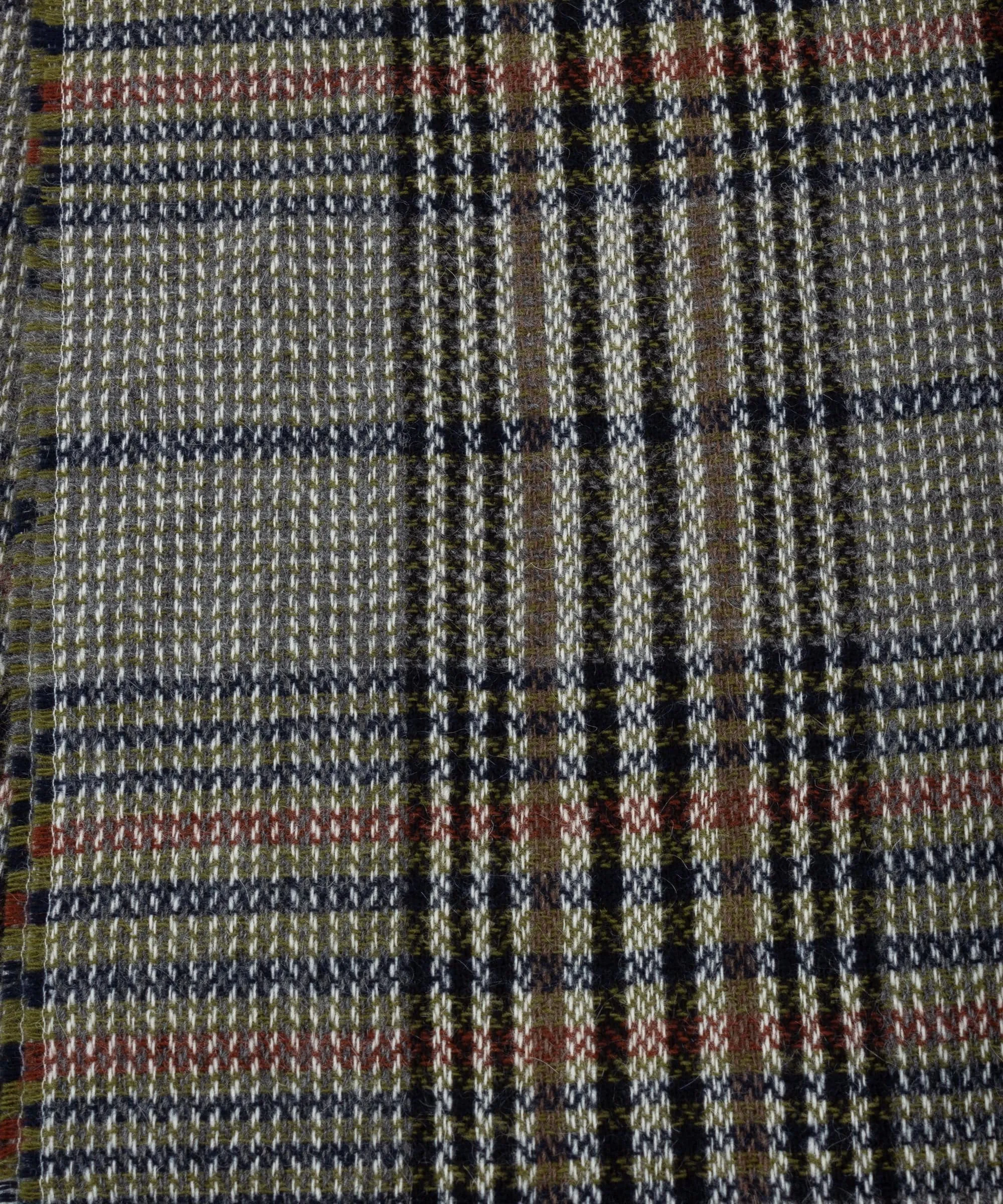 Glen Check Cashmere Scarf