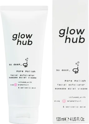 Glow Hub Pore Polish Facial Exfoliator 120ml