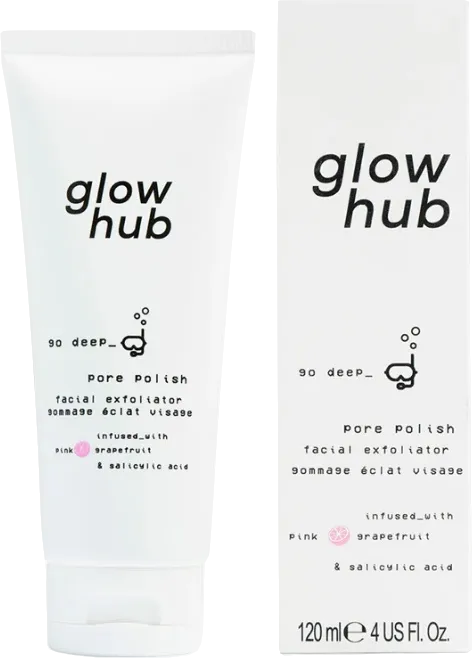 Glow Hub Pore Polish Facial Exfoliator 120ml