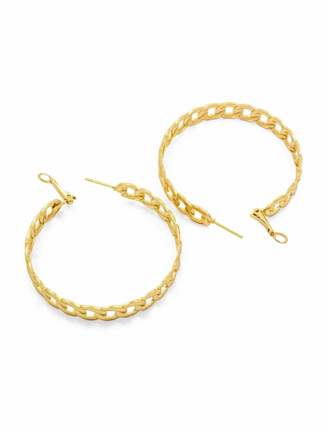 Gold Avery Hoops