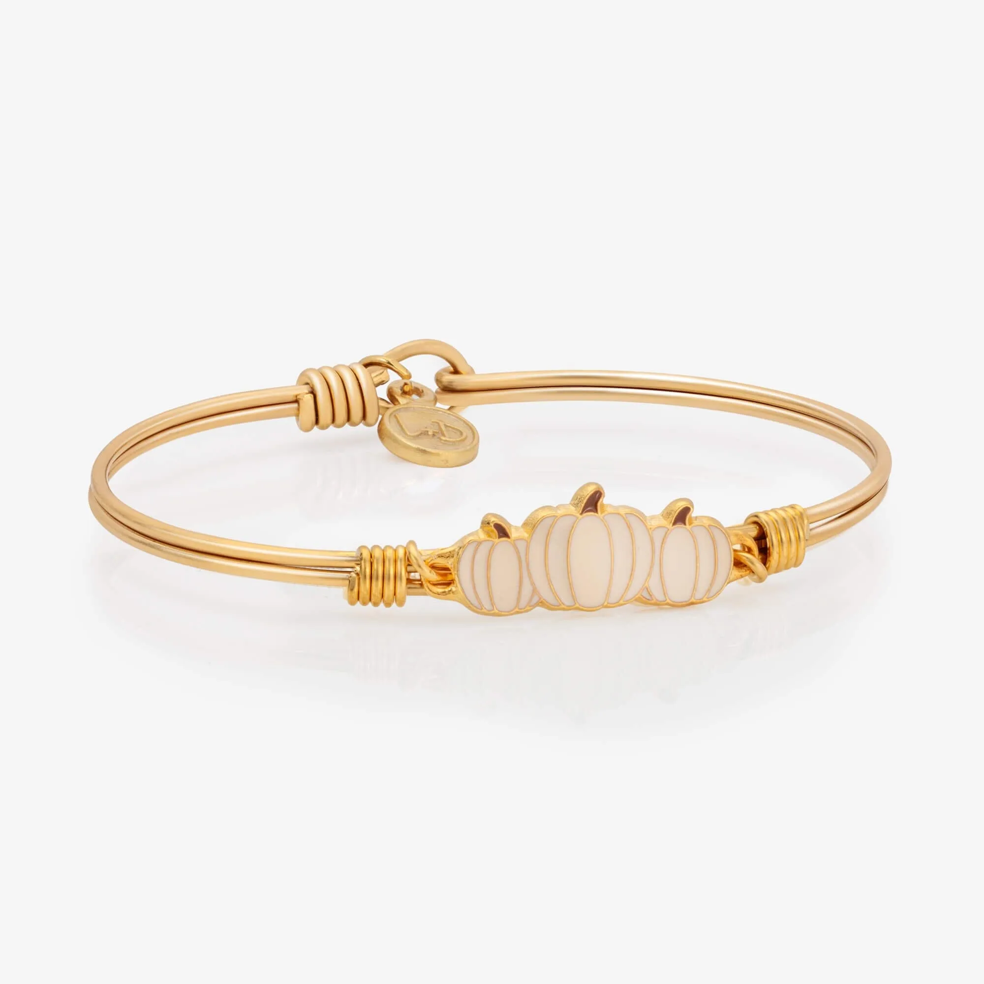 Golden Cream Pumpkin Patch Medley Bangle Bracelet