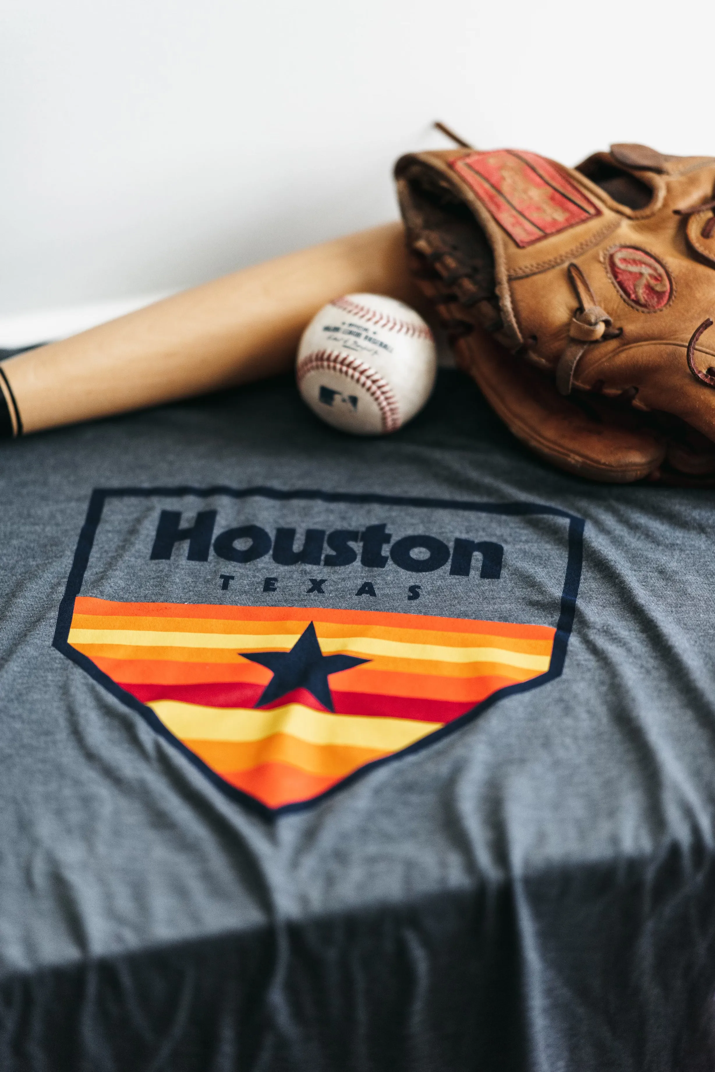 Graphic Tee | Houston Home Plate | Metal | Manready Mercantile