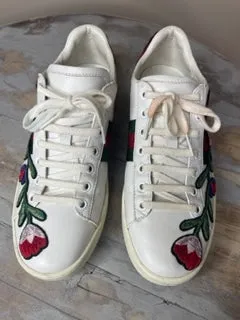 Gucci Ace Floral Pumps 39