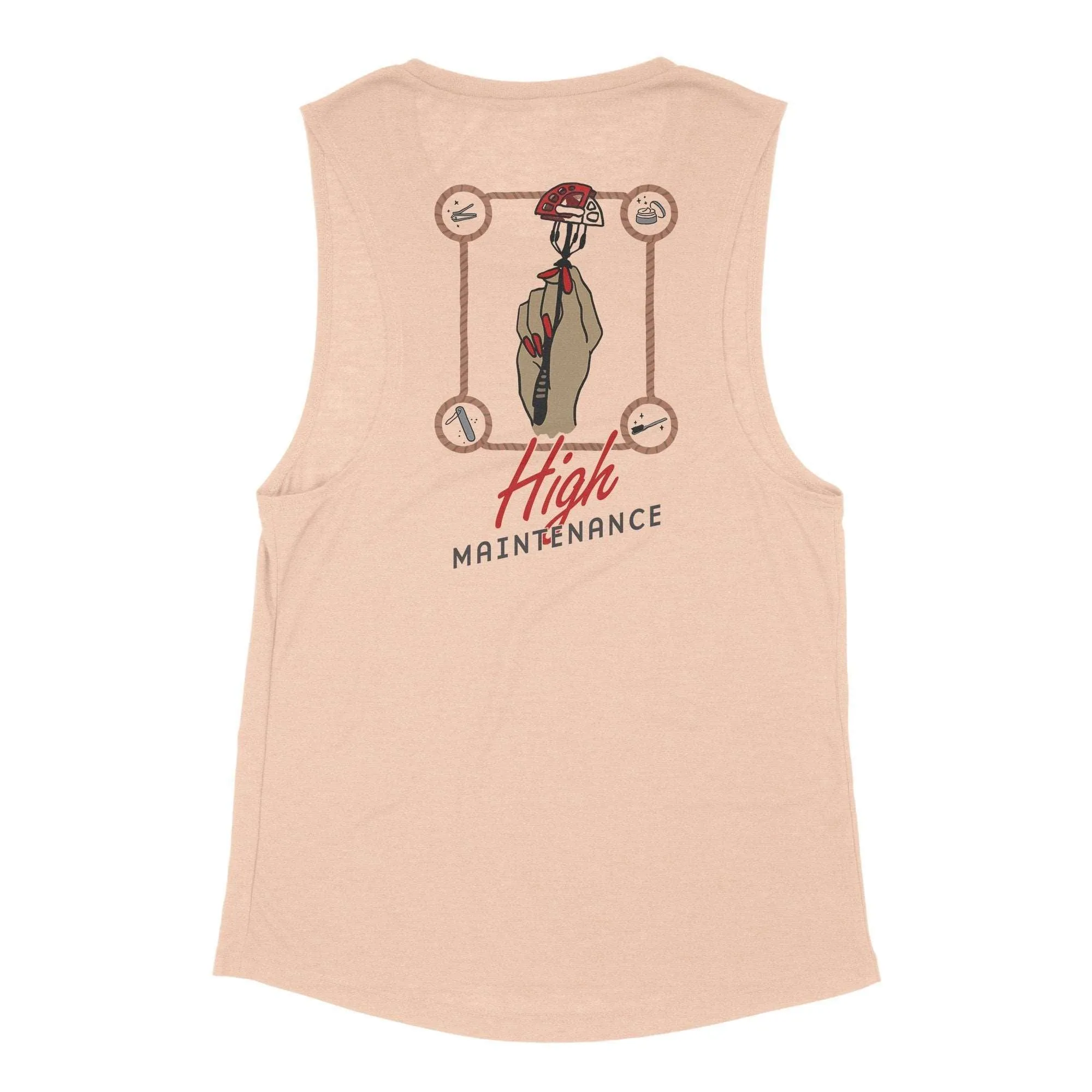 High Maintenance — Women's Rock Climbing Muscle Tank