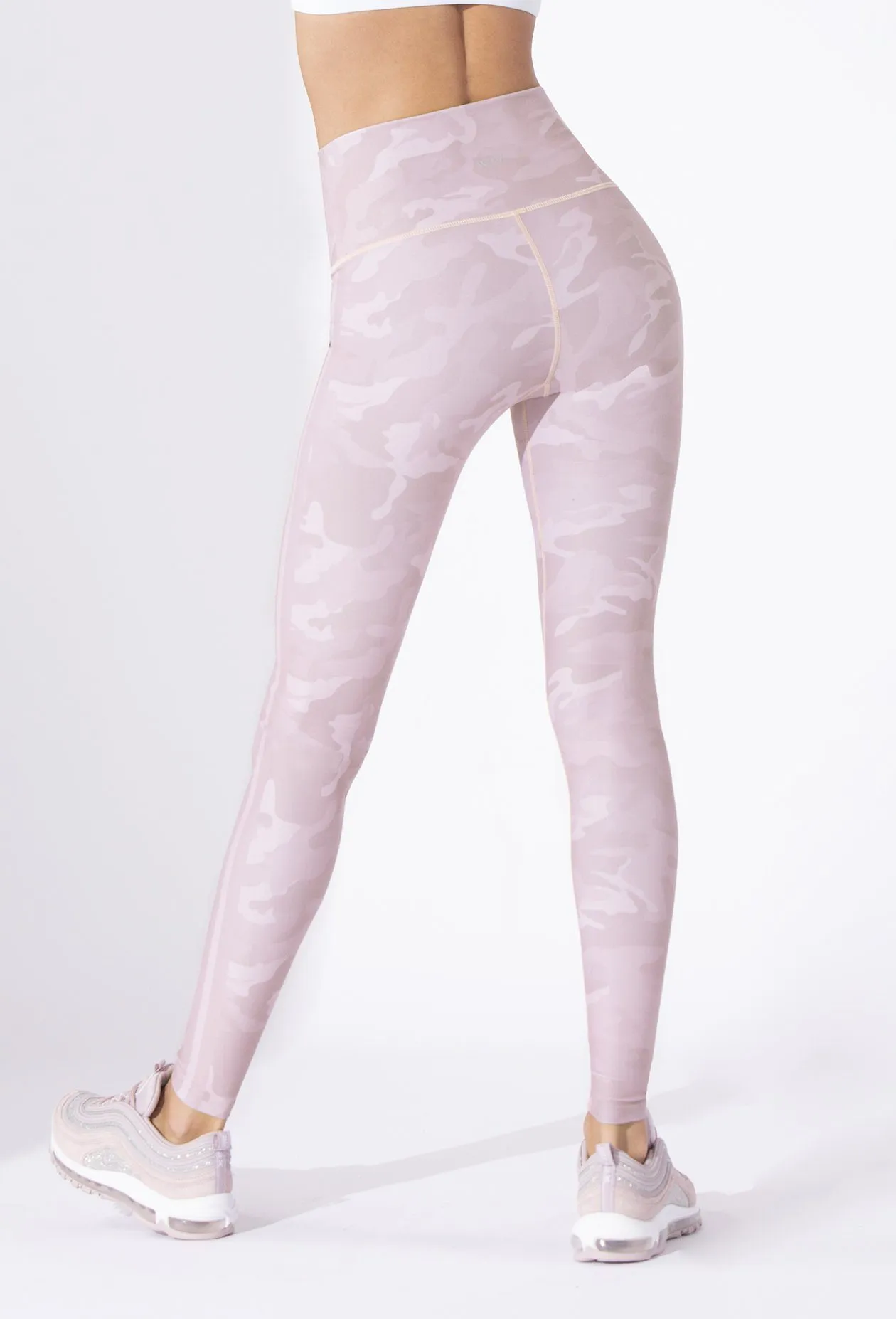 High Waisted Leggings Blush Camo