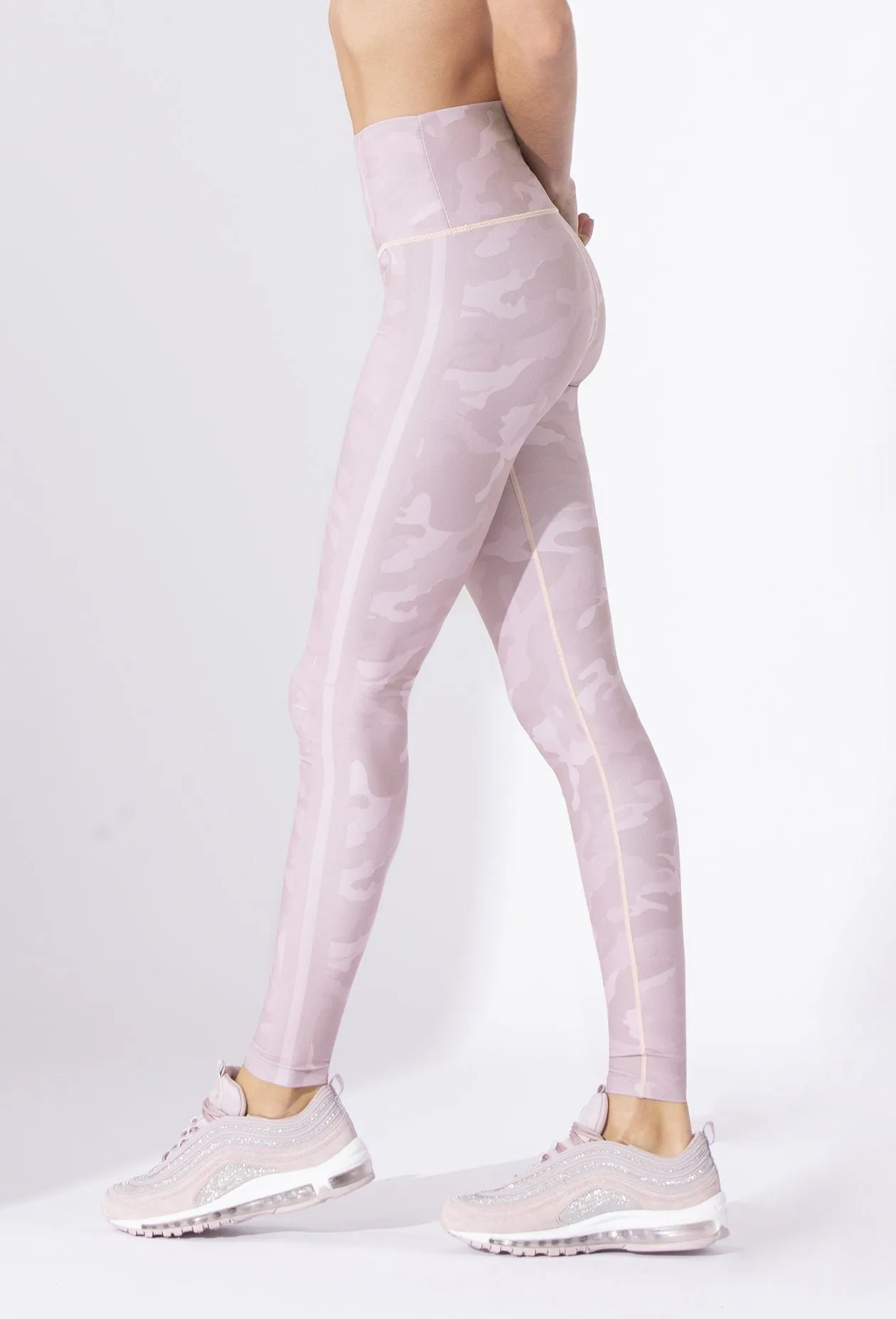 High Waisted Leggings Blush Camo