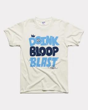 Hudism Doink-Bloop-Blast Vintage White T-Shirt