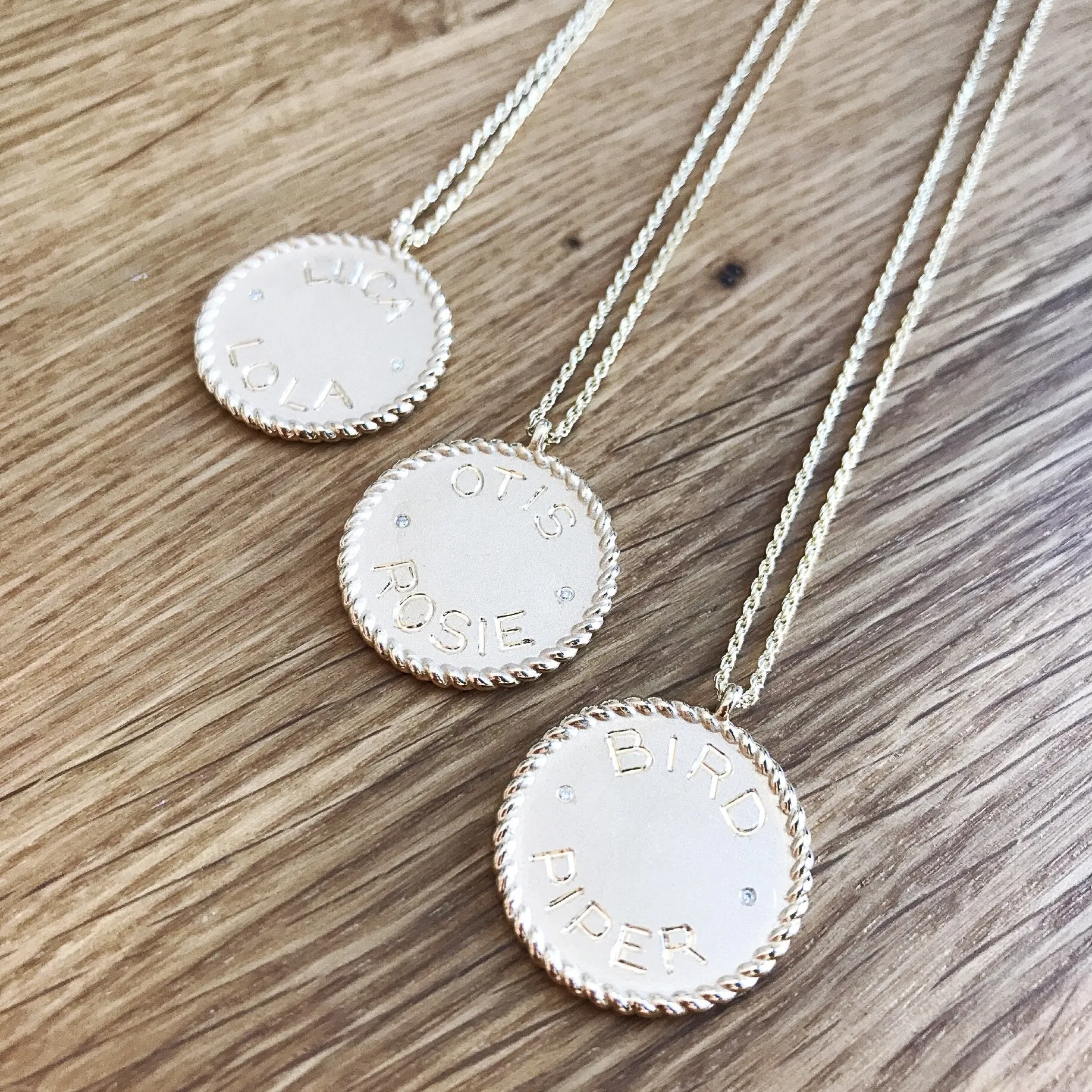 Imperial Disc Pendant Necklace