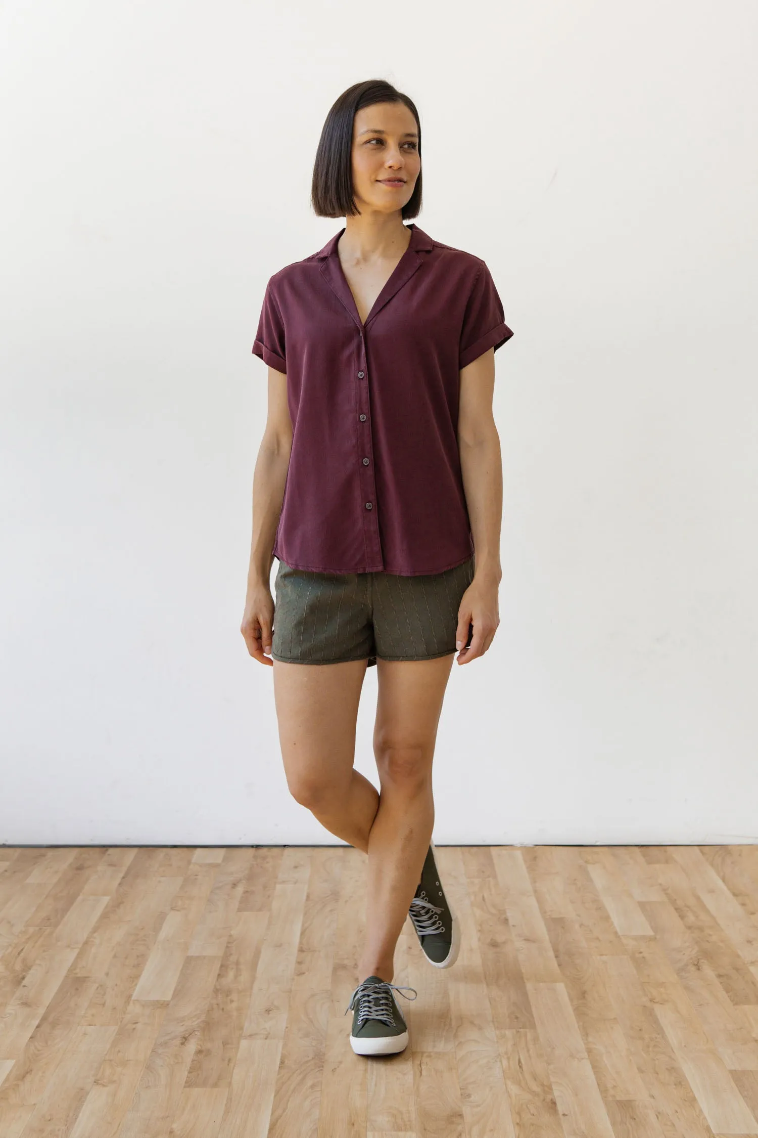 Innes Shirt / Burgundy