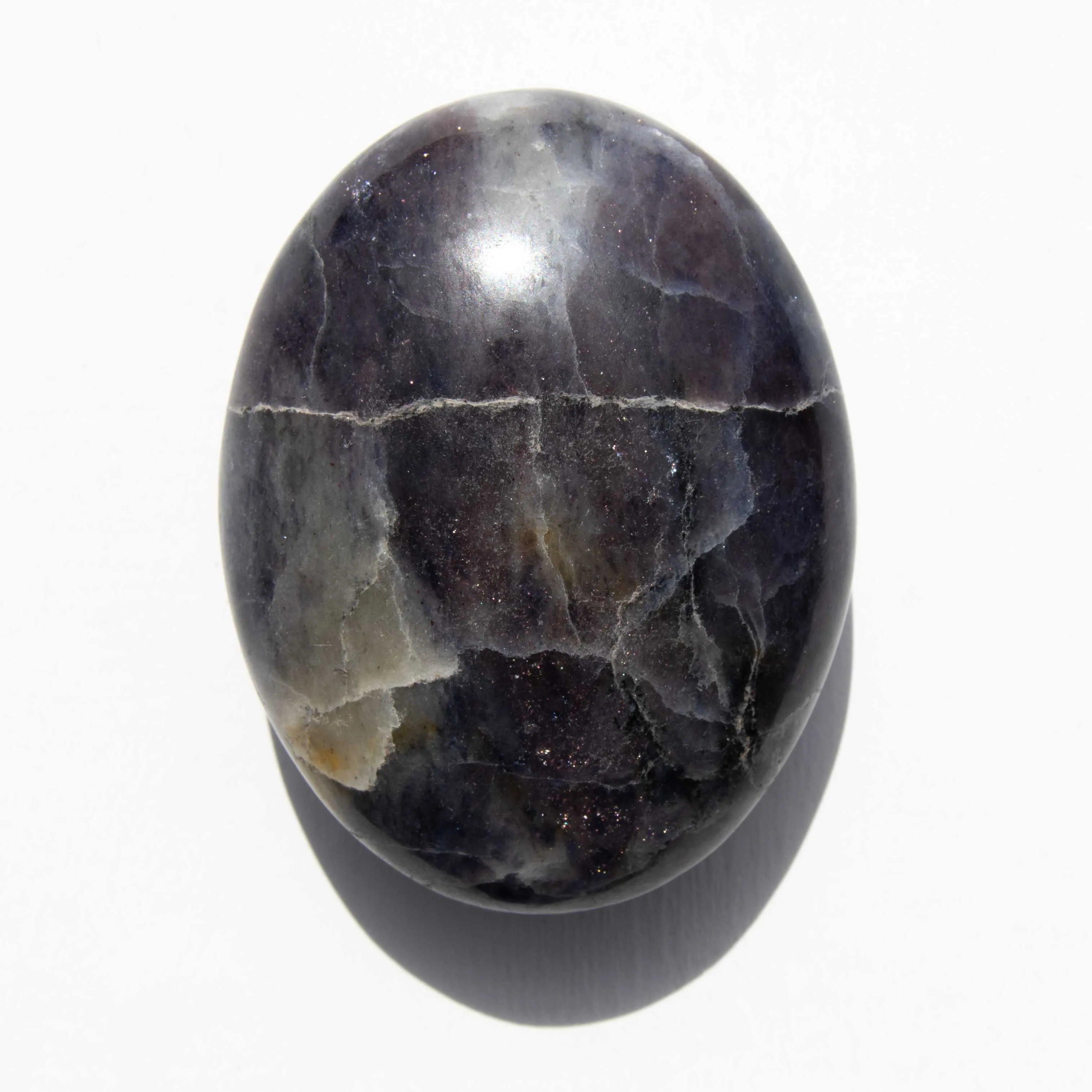 Iolite, Sunstone - Palm Stone