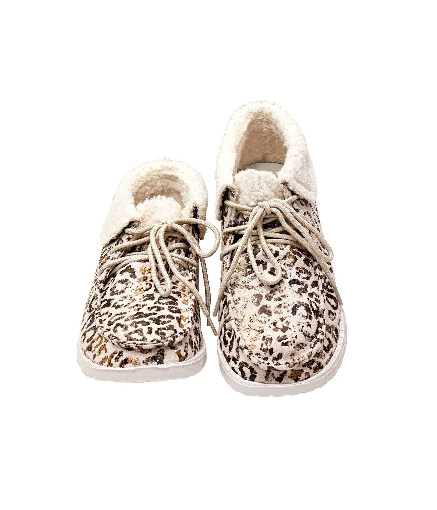 Jazlyn Sneakers in Cream Leopard