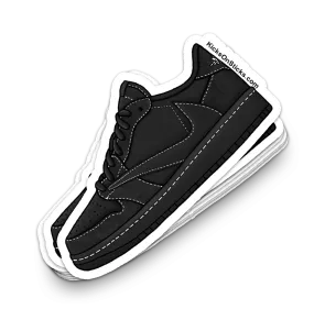 Jordan 1 Low "Travis Phantom Black" Sneaker Sticker