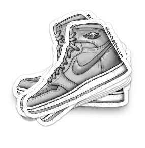 Jordan 1 "Japan Neutral Grey" Sneaker Sticker