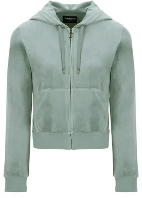 Juicy Couture Robertson Classic Velour Hoodie - chinois green