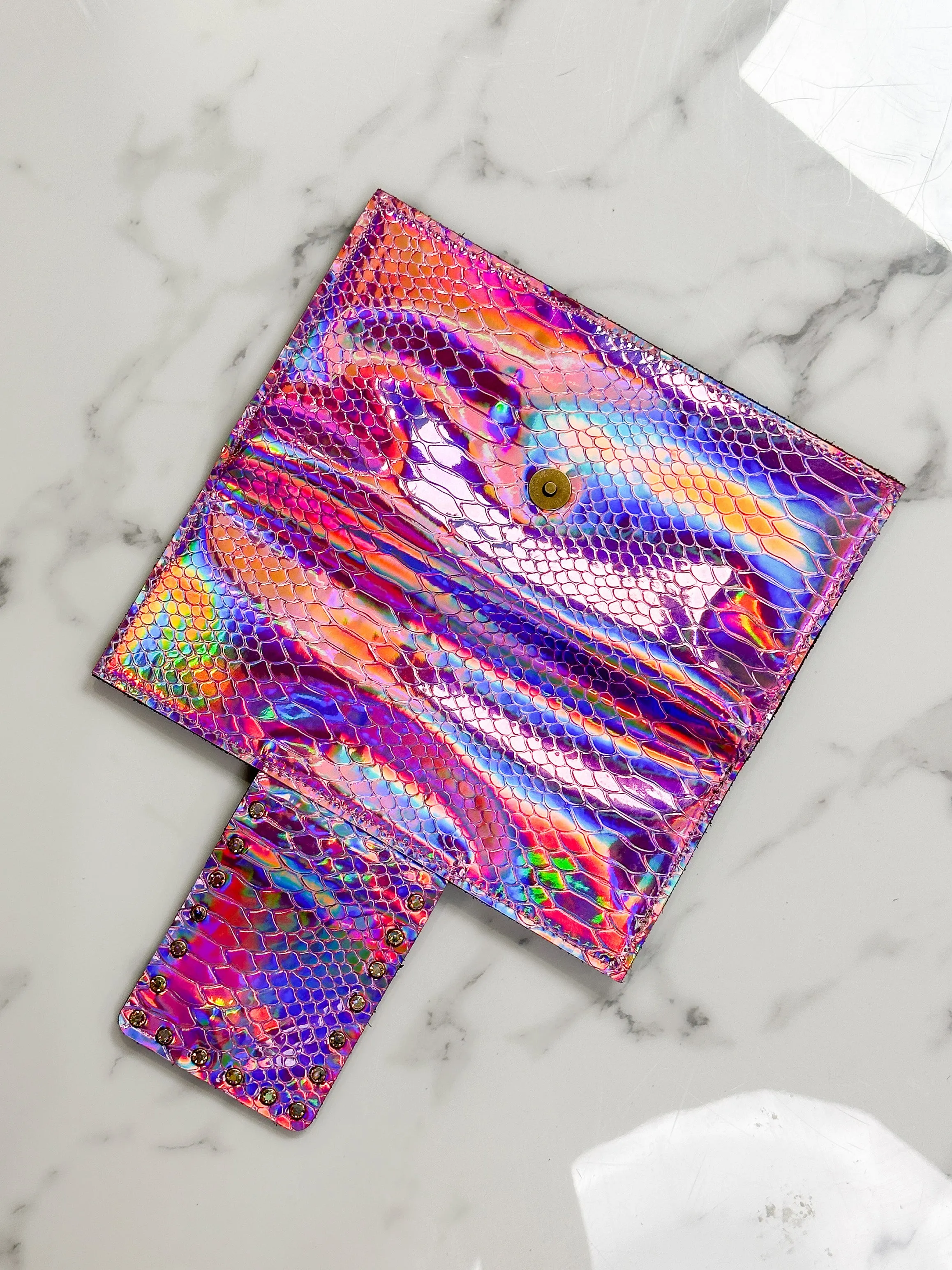 Keep it Gypsy - Pink Holographic Clutch Wallet