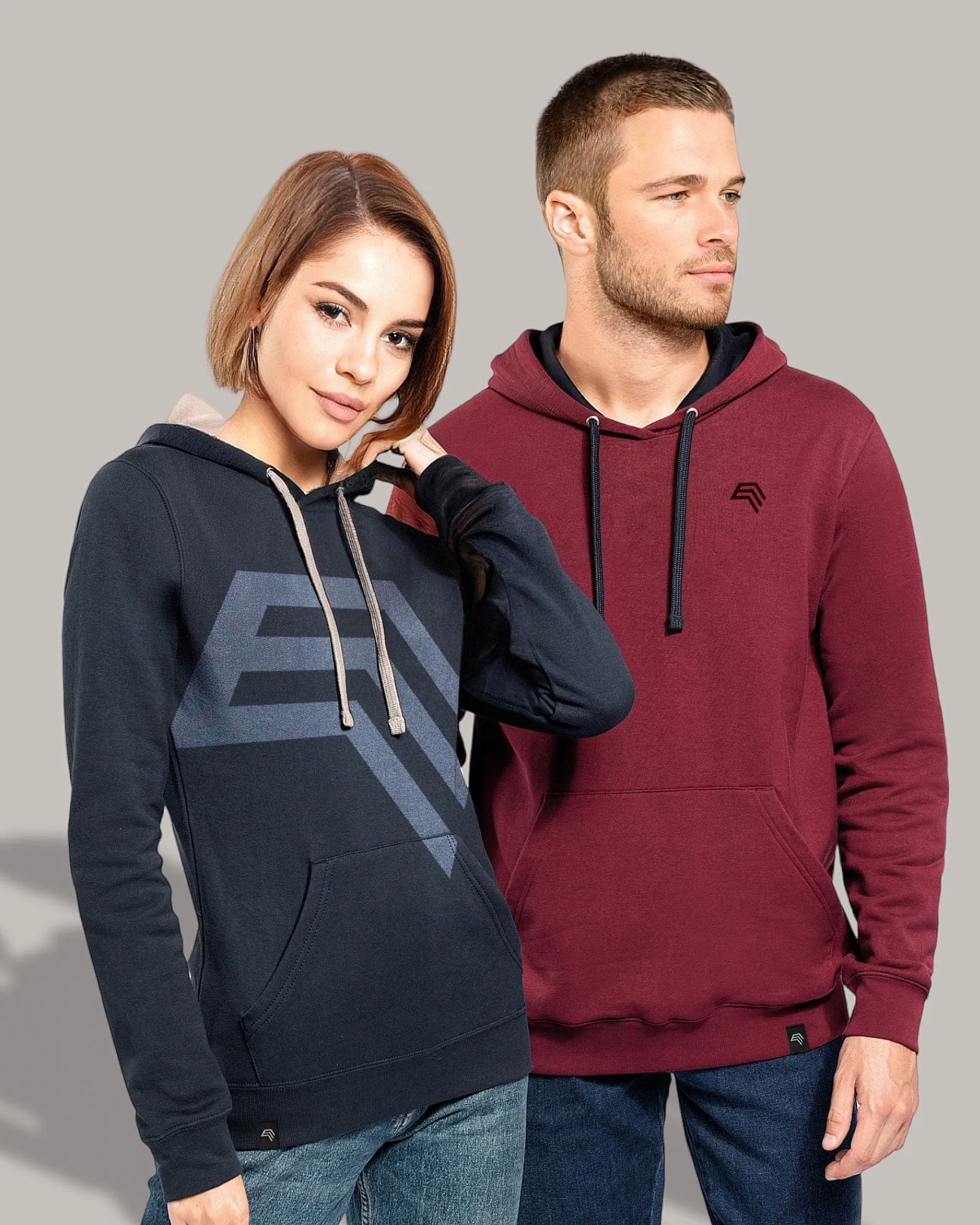 KRB K446 ― Bi-Color Hoodie Sweatshirt - Kelly Grün / Weiß