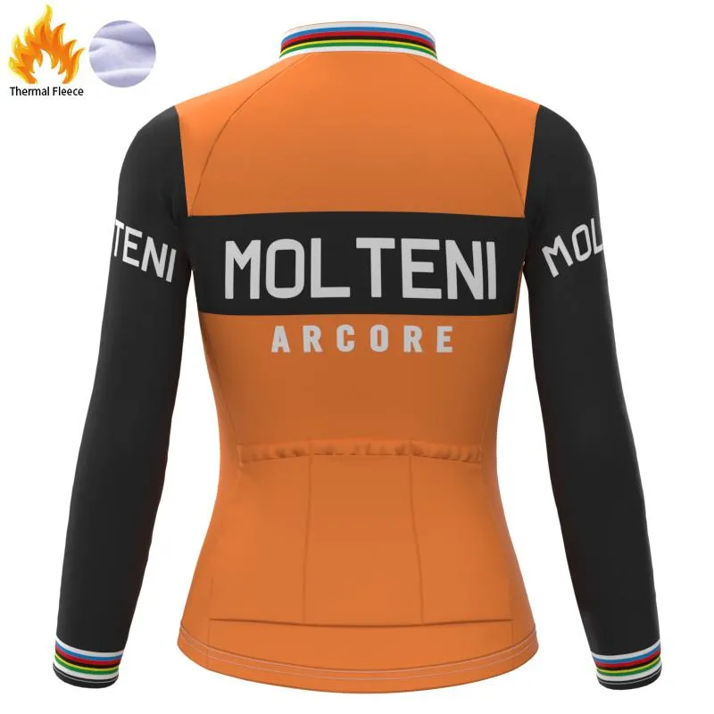 Ladies Pro Team Jacket Molteni Orange