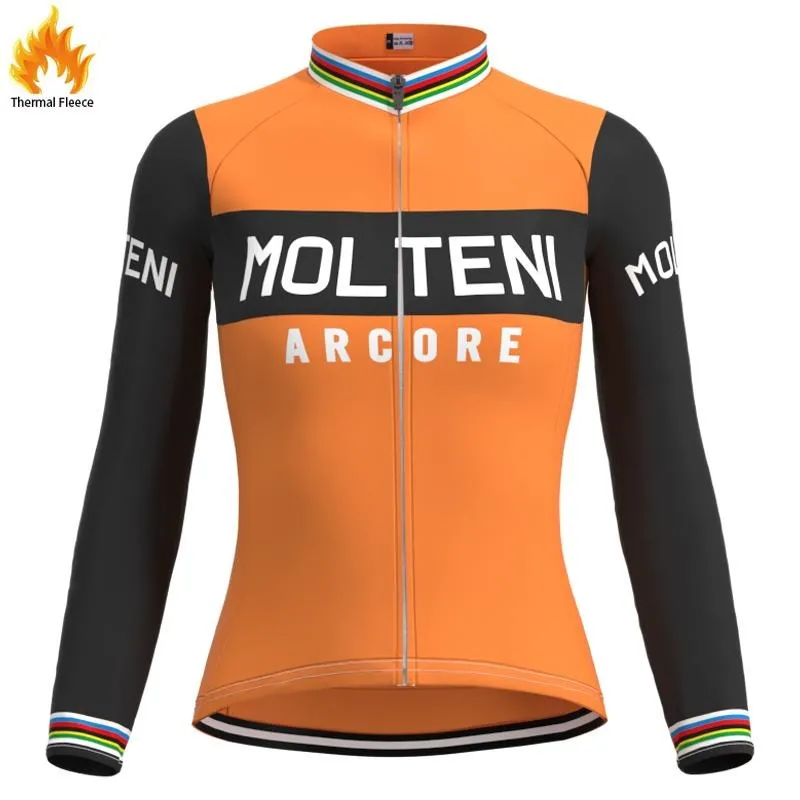 Ladies Pro Team Jacket Molteni Orange