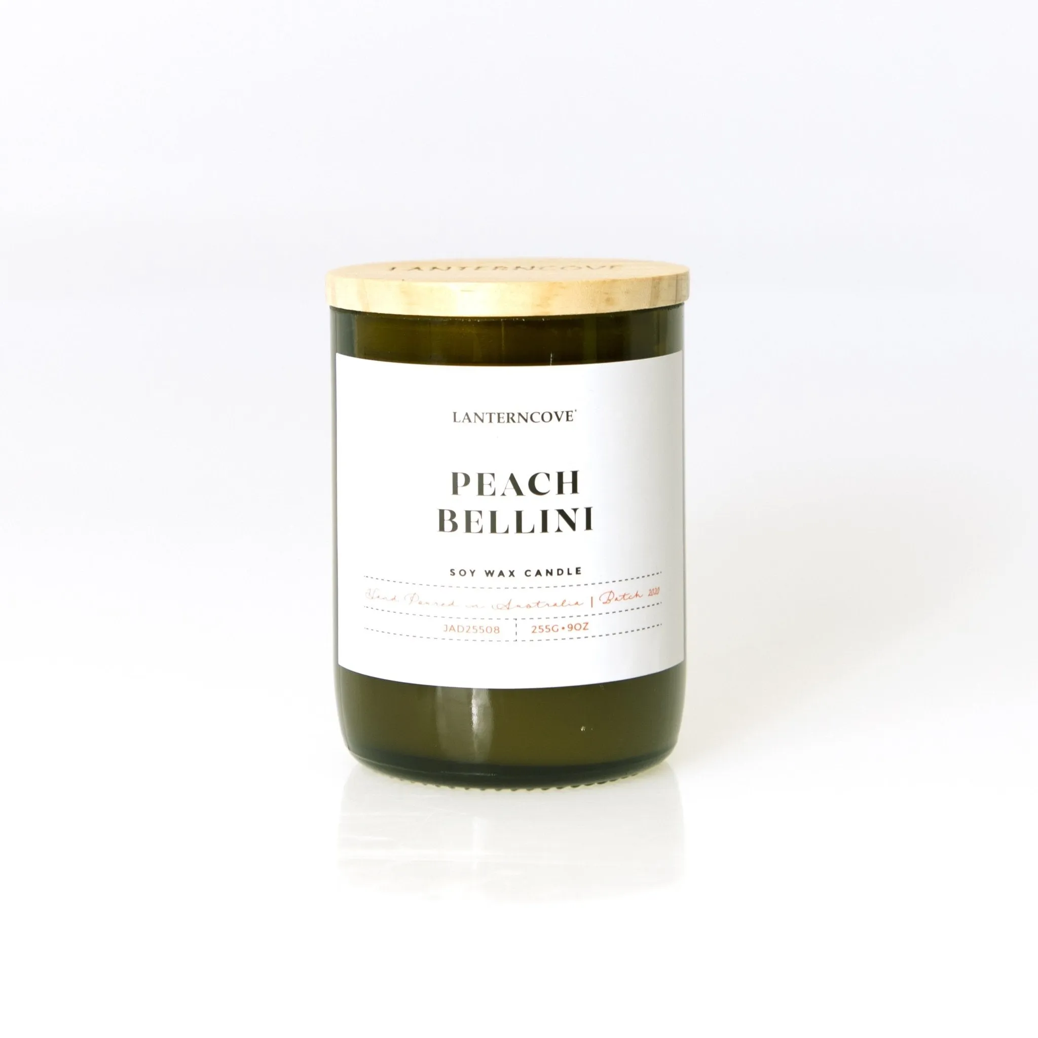 Lantern Cove Jade Peach Bellini 9oz Soy Candle