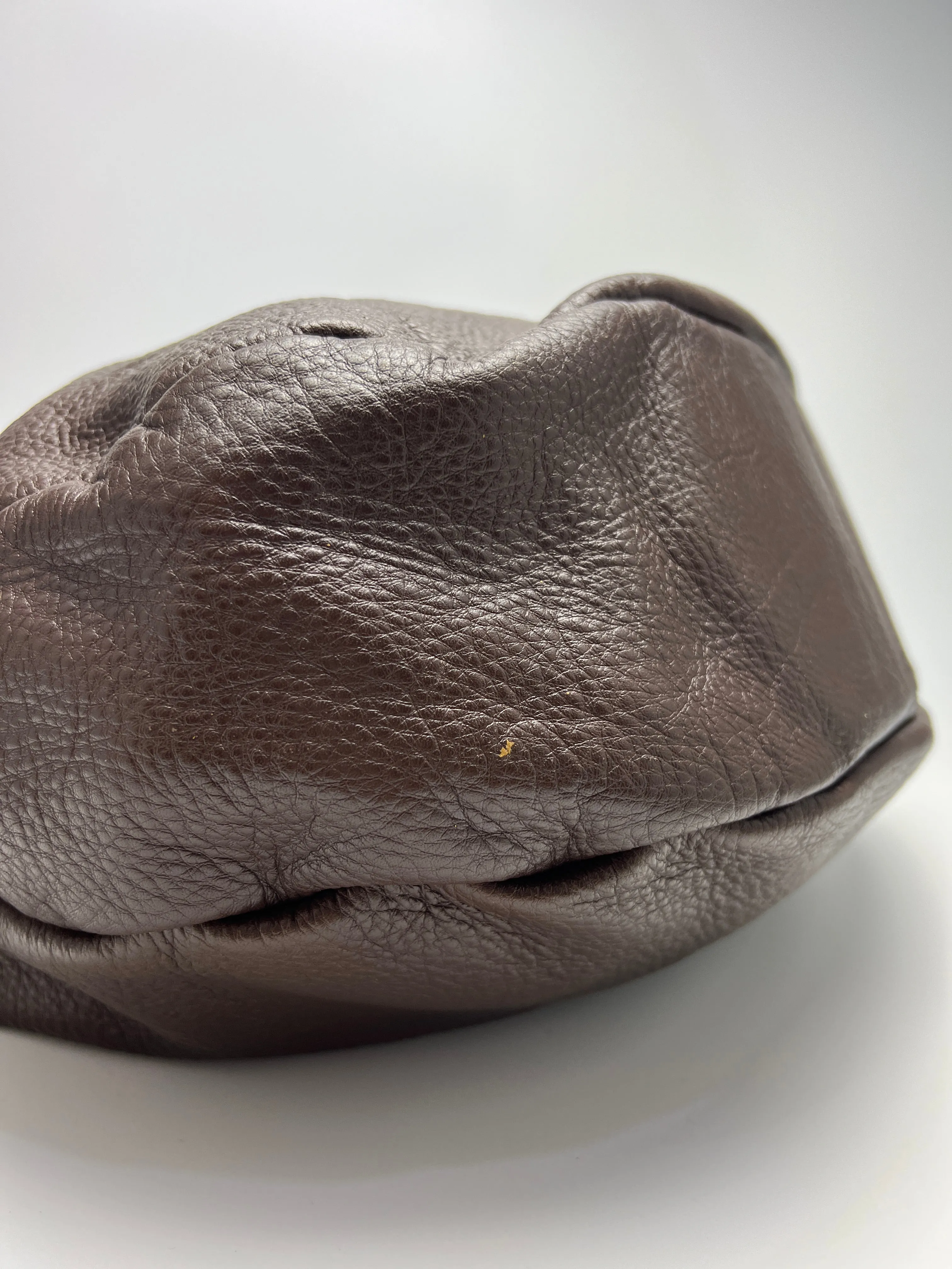 Large Brown Classic Q Hillier Hobo Bag