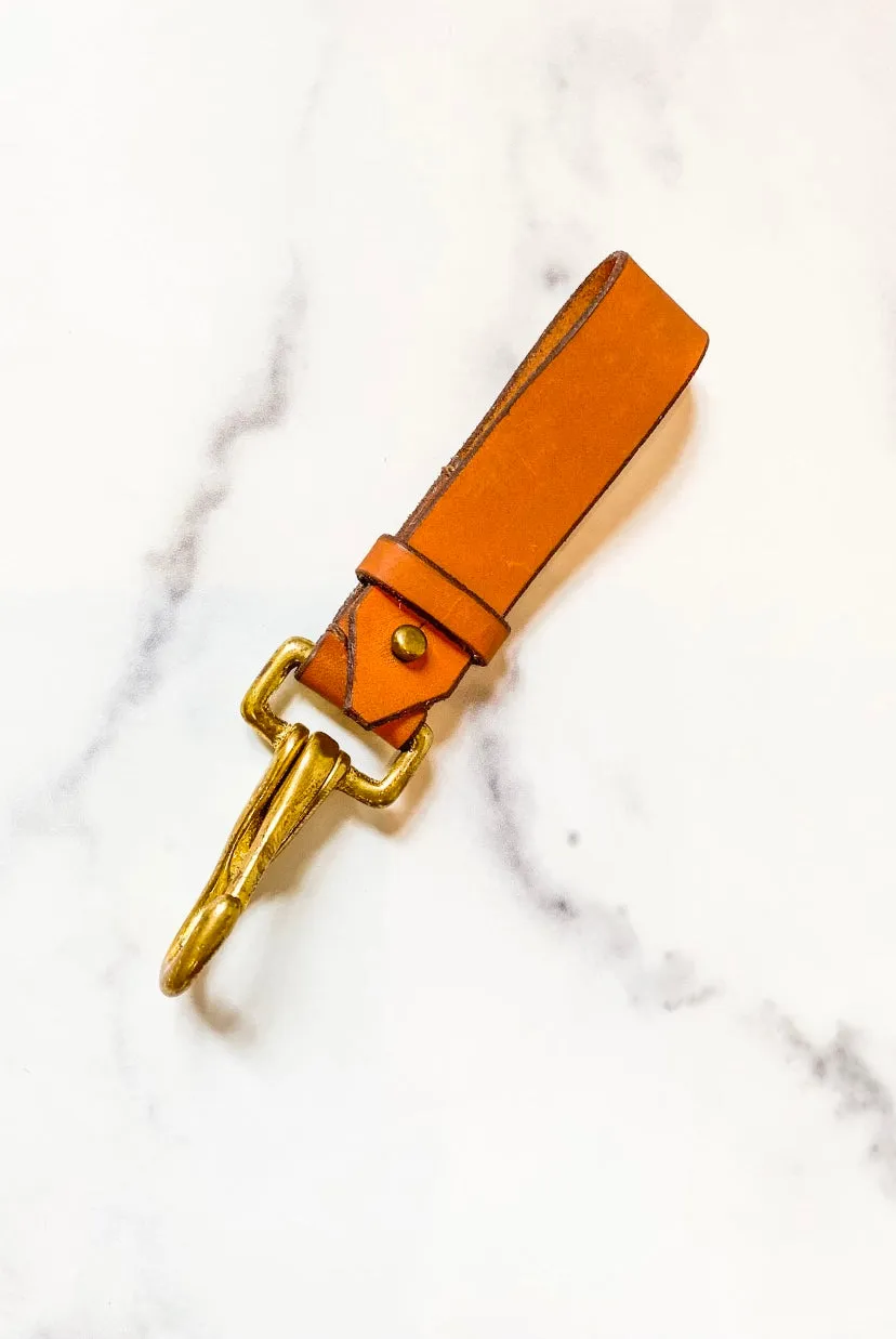 Leather Key Clip