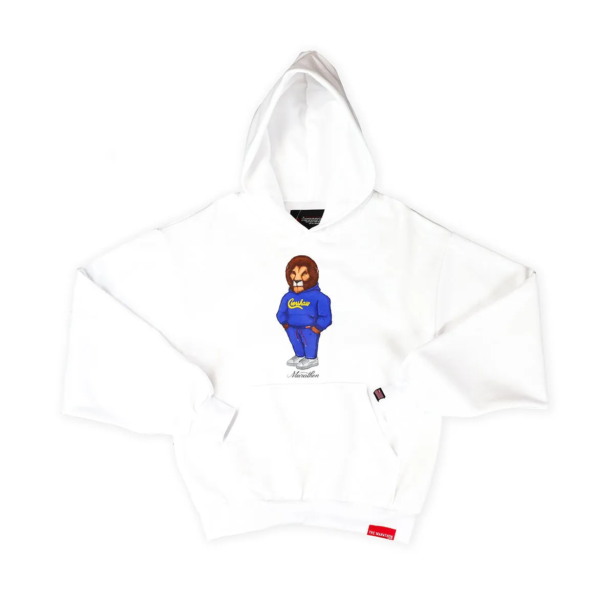 Leo The Marathon Lion (Crenshaw Hoodie) Hoodie - White