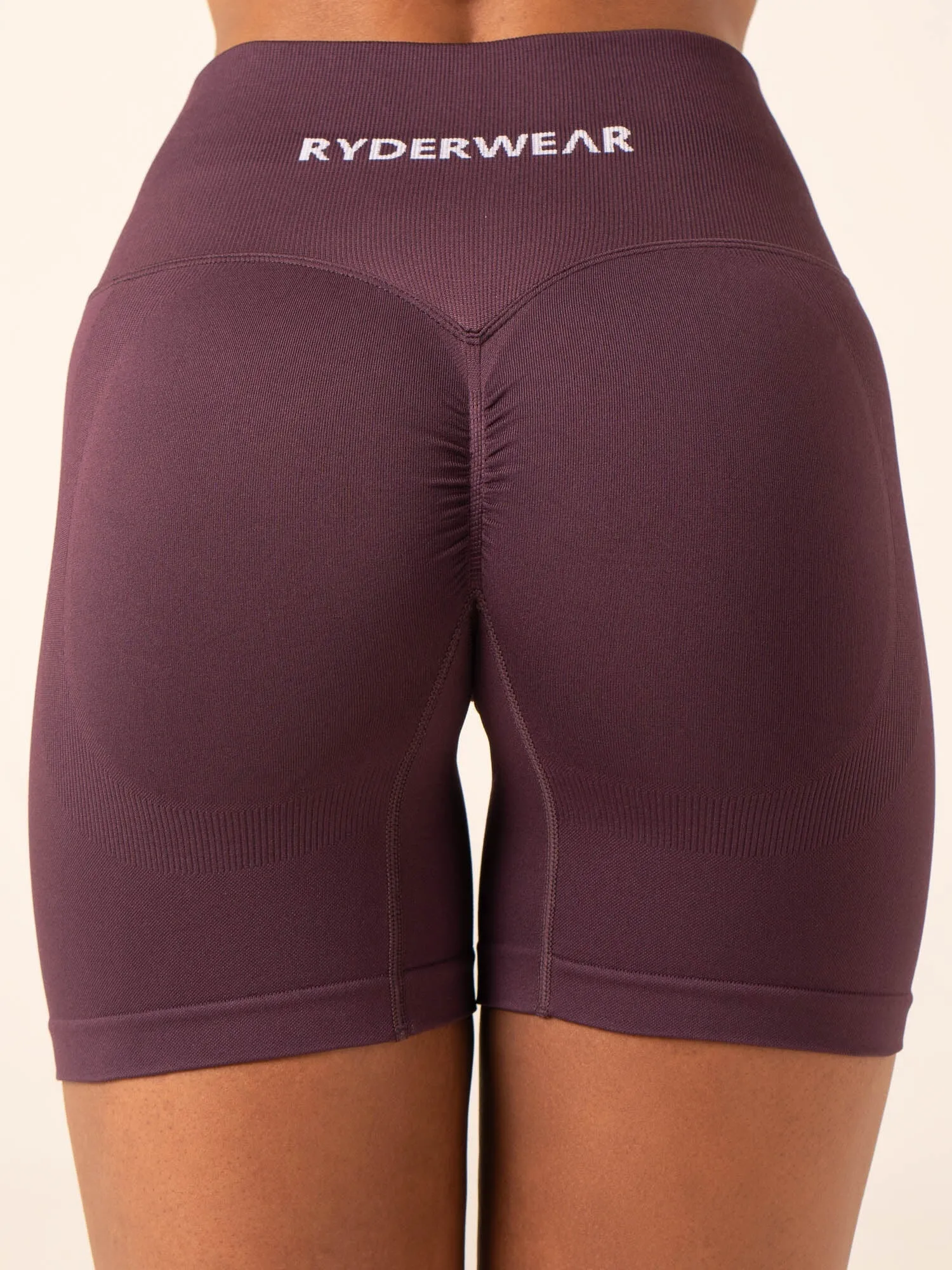 Lift BBL Scrunch Seamless Shorts - Plum