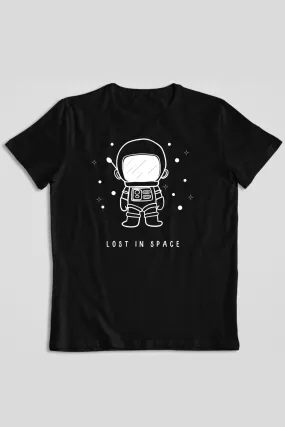 Lost in Space Astronaut Graphic Printed Classic T-shirt