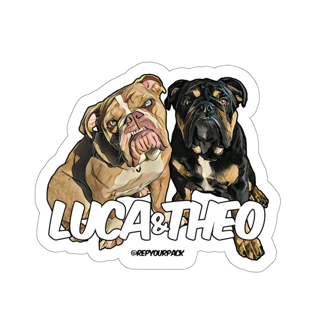 Luca & Theo Kiss-Cut Stickers