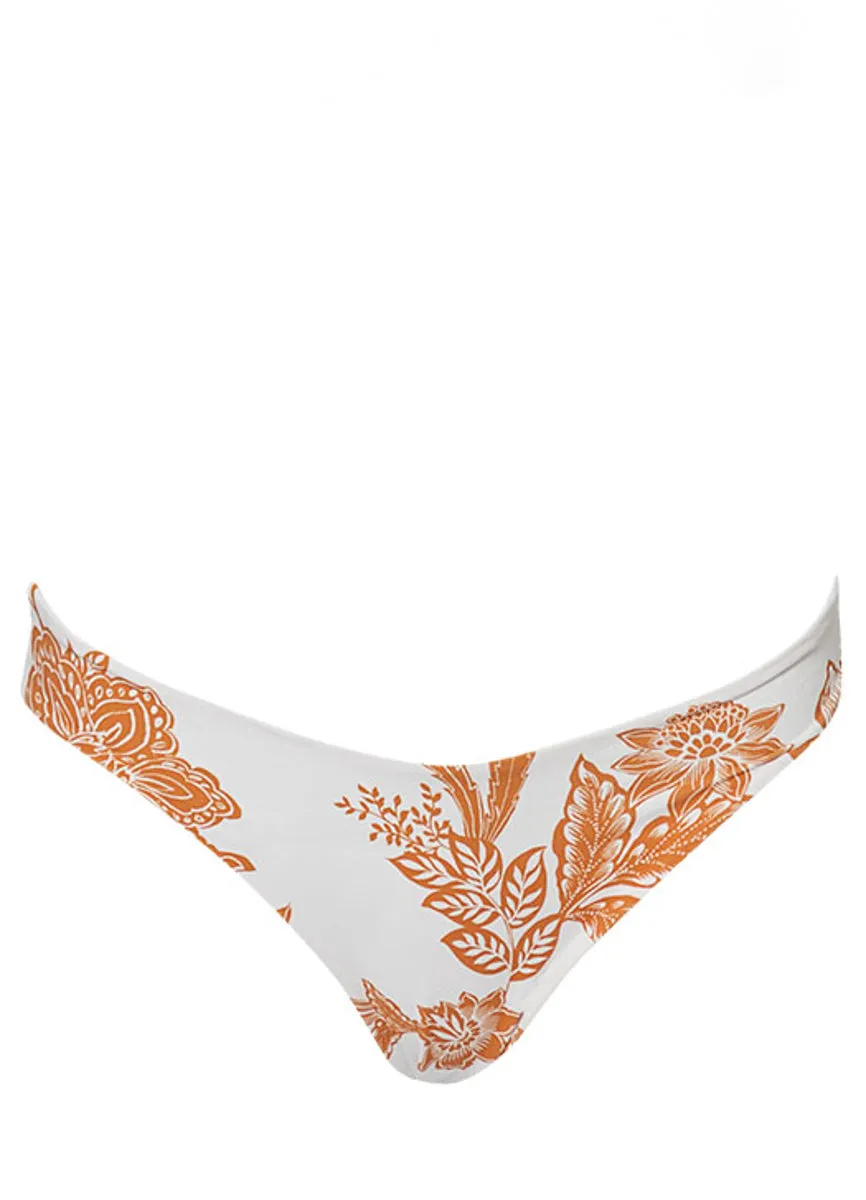 Maaji Leaf Patchwork Sublimity Regular Rise Classic Bikini Bottom