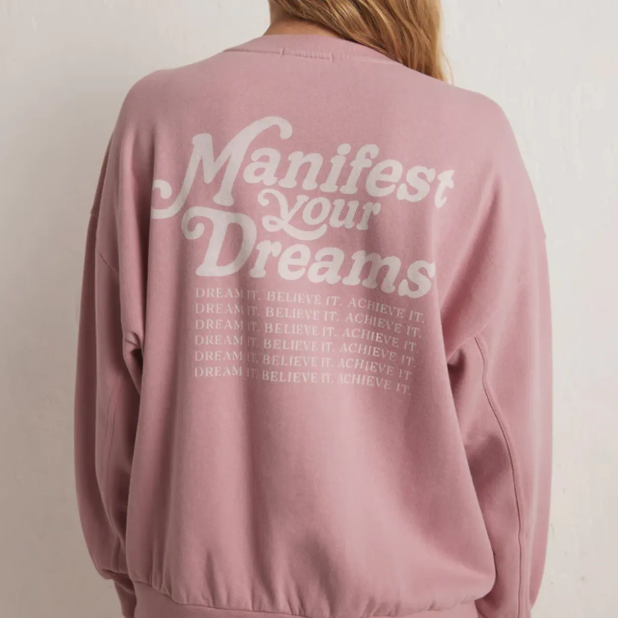 Manifest Sweatshirt (Pink)