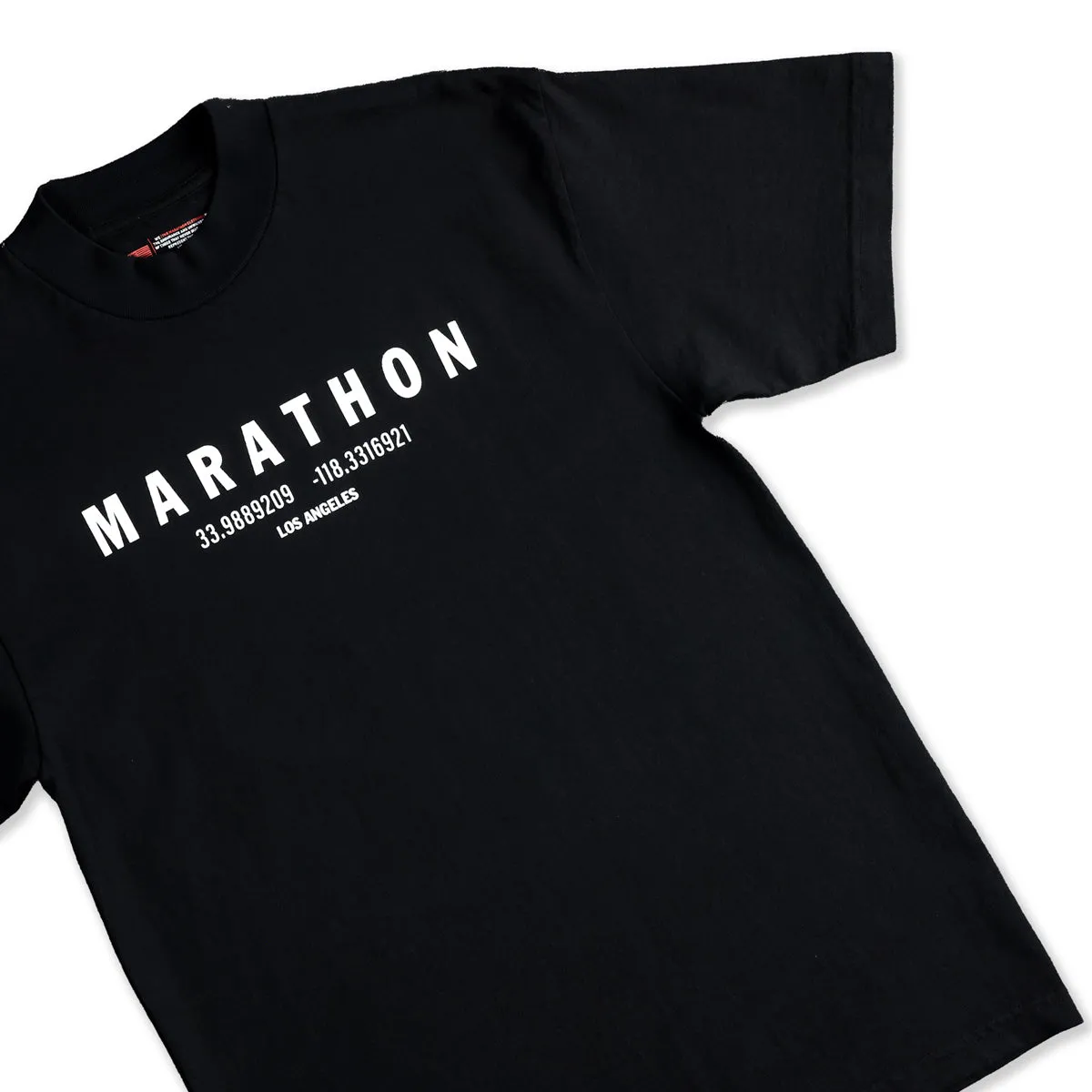 Marathon Foundation T-Shirt - Black/White