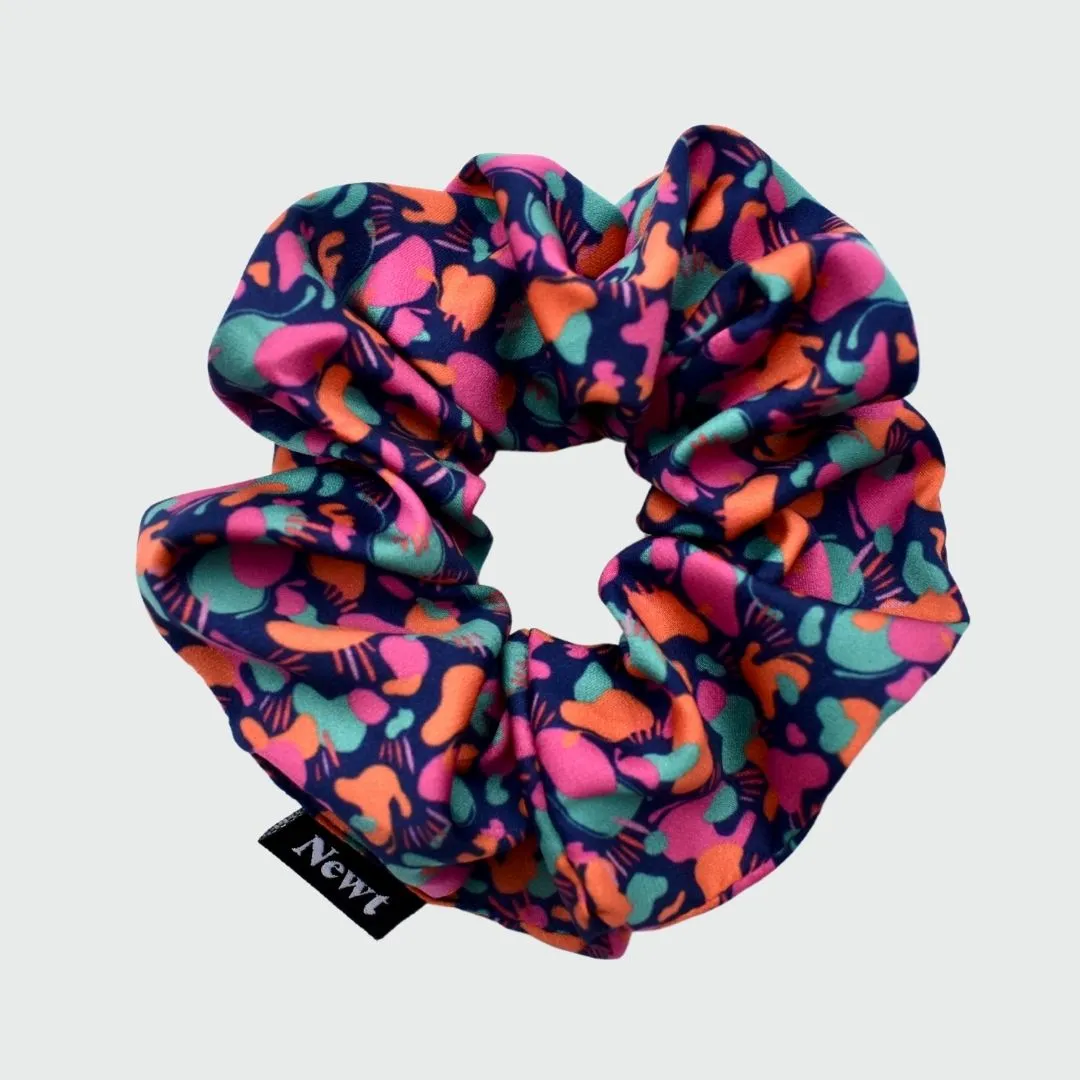 Marmo Print Hair Scrunchie Sunset Pink