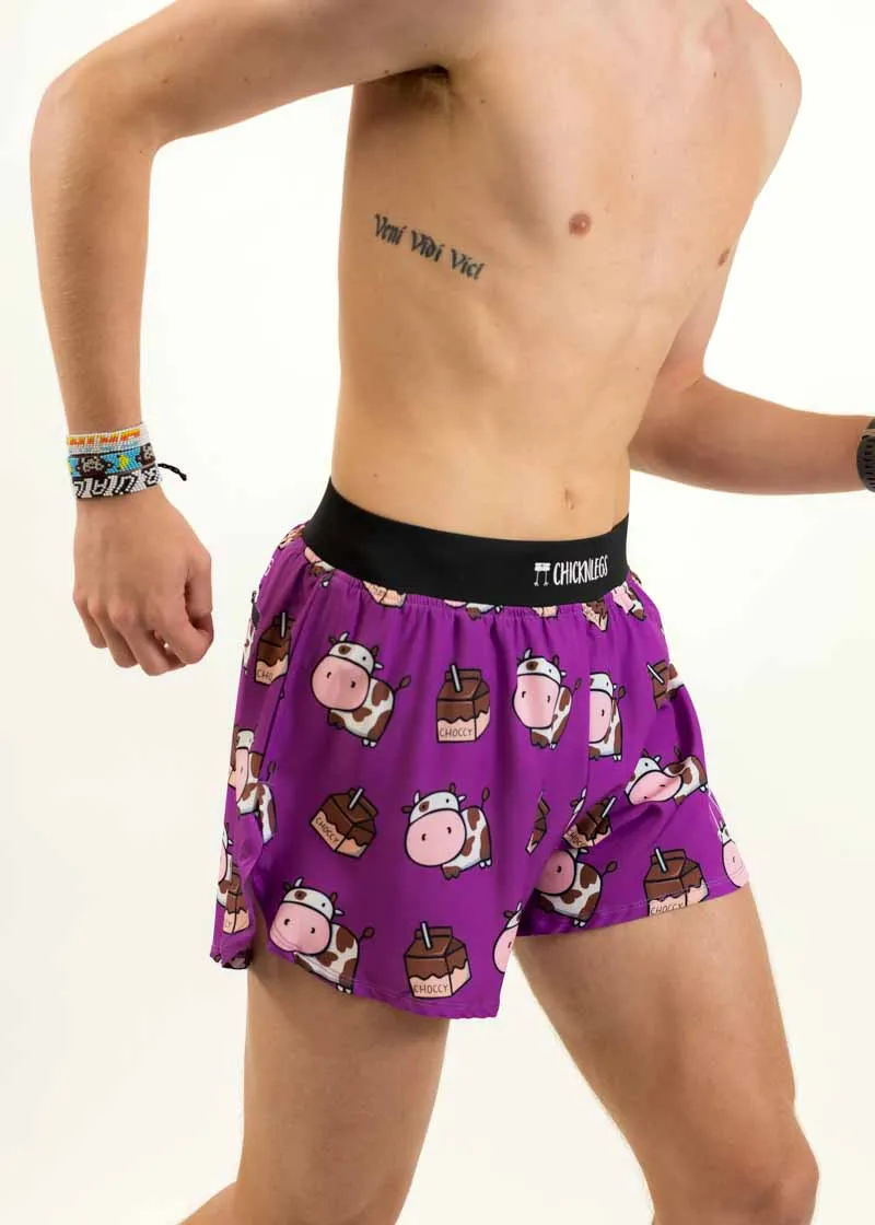 Men's Choccy Cows 4" Half Split Shorts