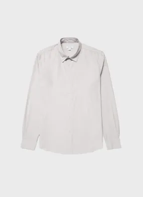 Men's Fine Cord Shirt in Putty