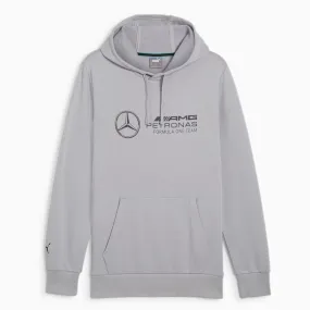 Mercedes AMG MAPF1 Men's ESS Hoodie by Puma - Silver