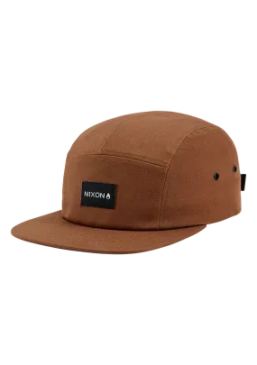 Mikey 5 Panel Hat - Brown