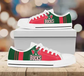 Milwaukee Bucks Custom Lowtop, Basketball Custom Shoes, Sport Lowtop, Canvas Shoes, Canvas Lowtop, Unisex Shoes, Gift Birthday